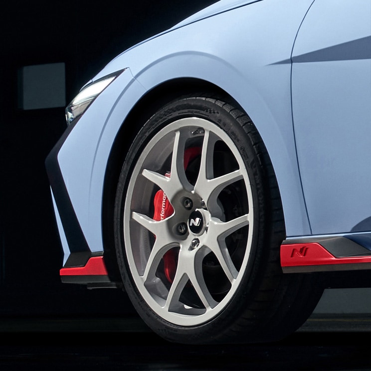 Elantra TCR Edition 19 inch N TCR Forged Wheels (White)