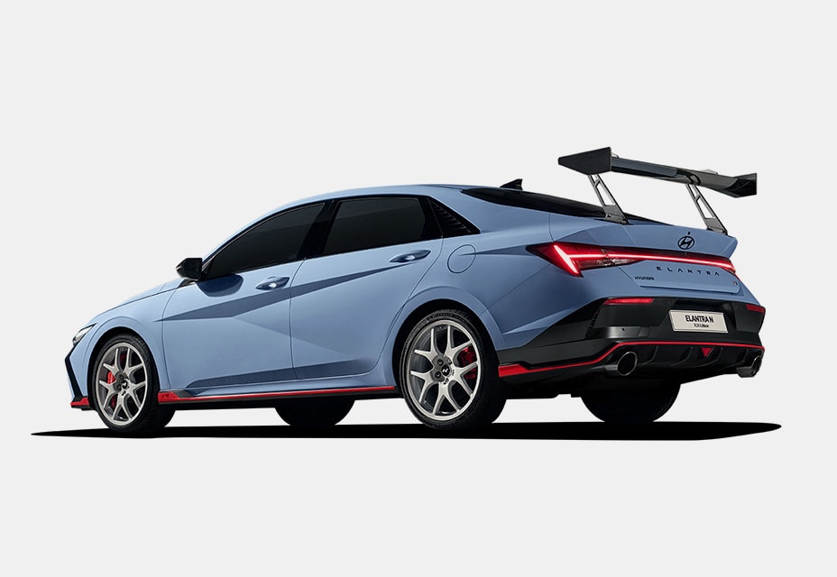 아반떼 N TCR 에디션 후면 사진